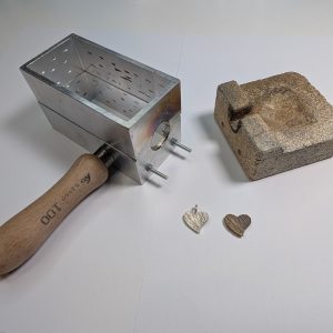 DIY-built sand casting set